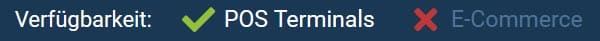Verfügbar POS