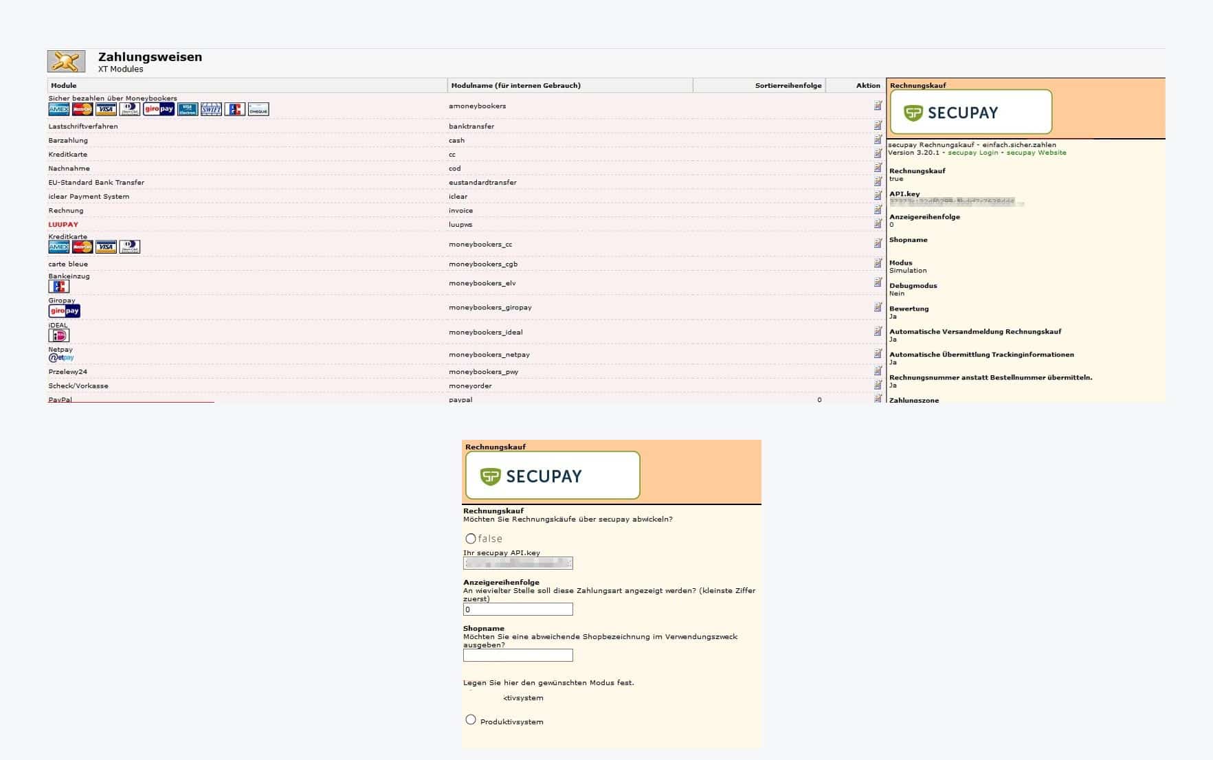 xtc Backend Zahlungsplugin