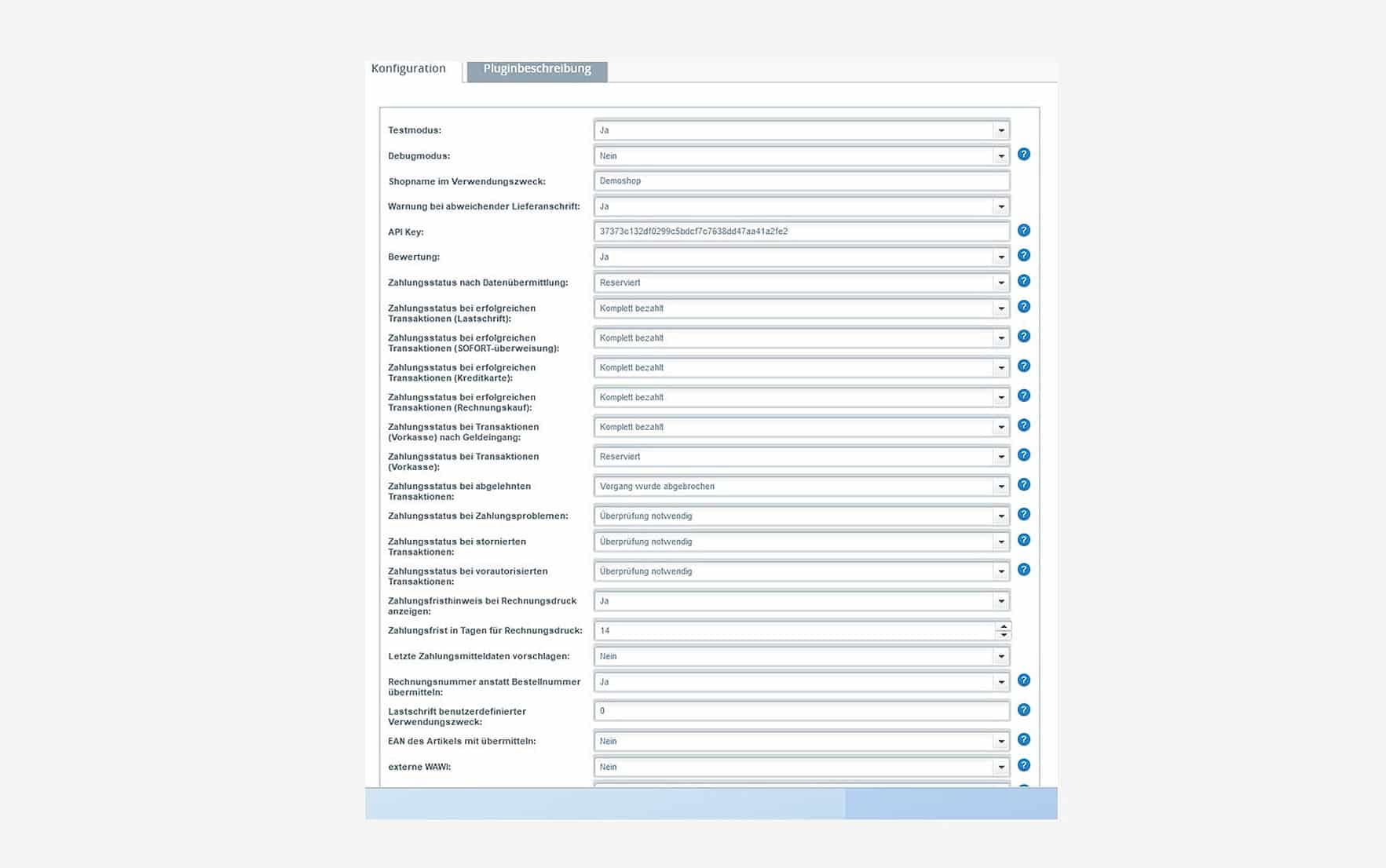 shopware backend