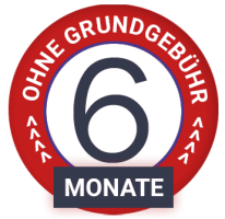 6 Monate ohne Grundgebühr